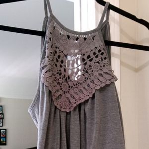 Comfy gray tank-XL